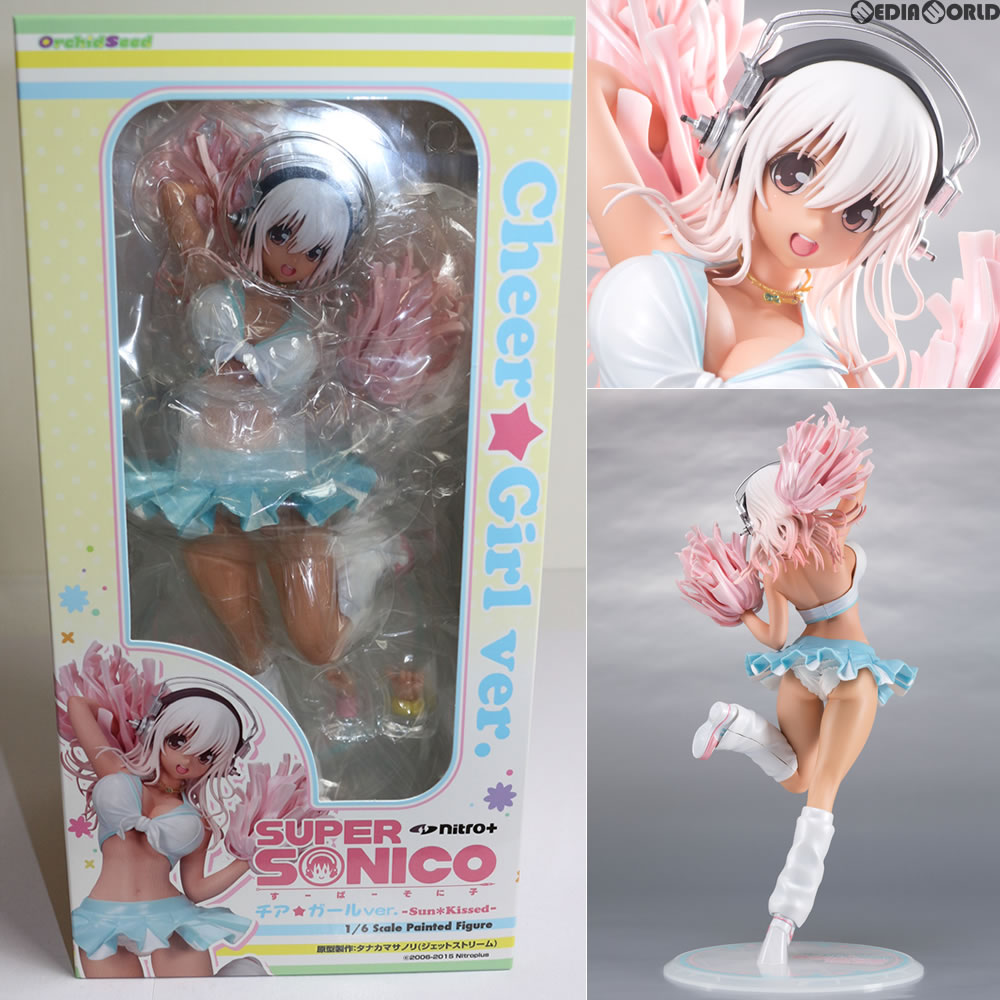 【中古即納】[FIG] すーぱーそに子 チアガールver. -Sun*Kissed- 1/6 完成品 フィギュア(PVC140) オーキッドシード(20150718)