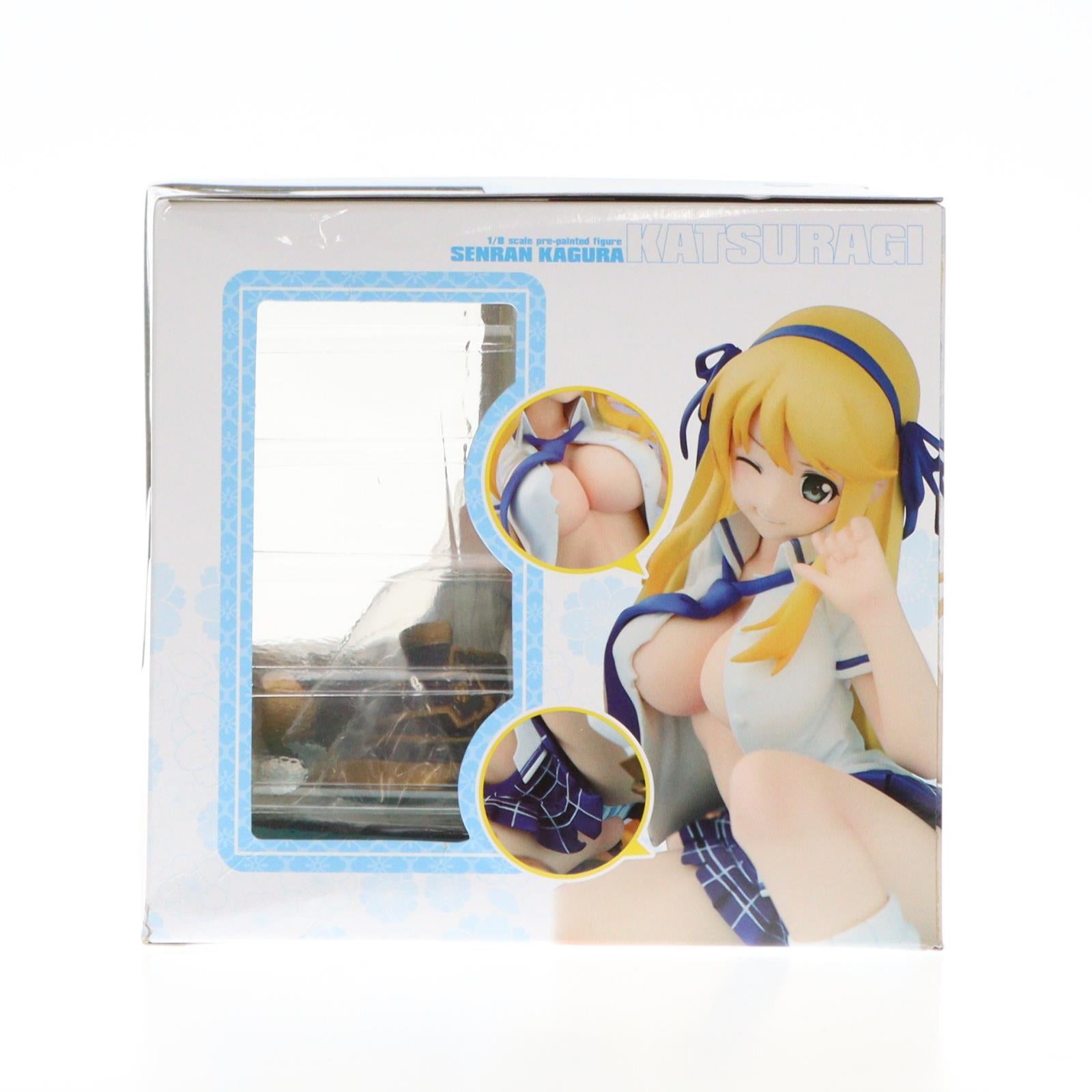 【中古即納】[FIG] 葛城 新乳素材使用 生フィギュア 閃乱カグラ 1/8 完成品 フィギュア キャラアニ(トイズワークス)(20150701)