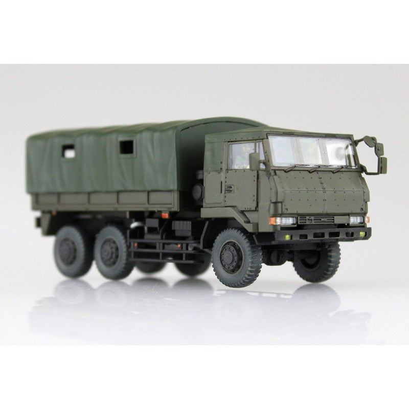 【新品】【お取り寄せ】[PTM] 1/72 ミリタリーモデルキットNo.11 陸上自衛隊 3 1/2t トラック装甲強化型(隊員6体セット) プラモデル アオシマ(20150801)