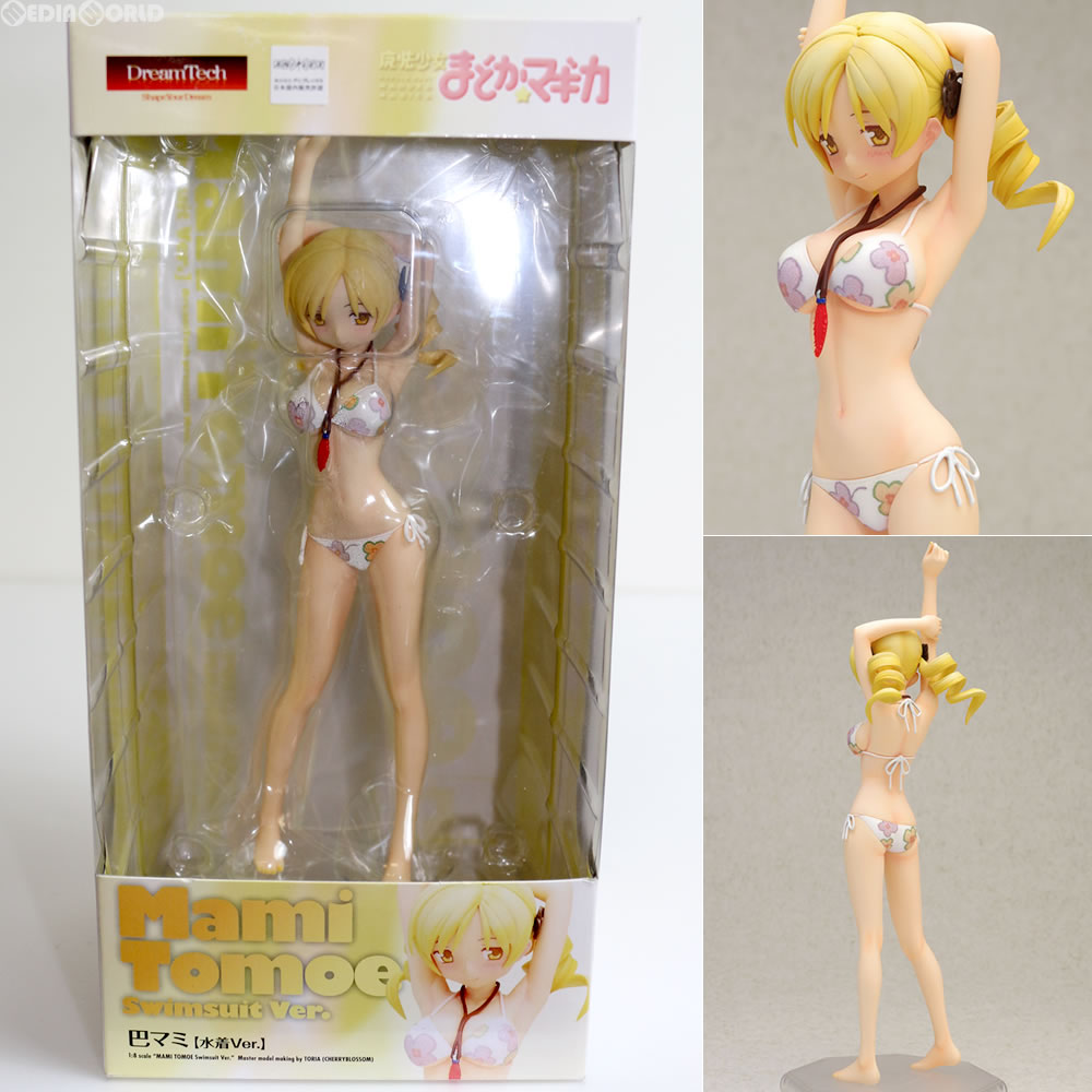 【中古即納】[FIG] ドリームテック 巴マミ(ともえまみ) 水着Ver. 魔法少女まどか☆マギカ 1/8 完成品 フィギュア(DT-040) ウェーブ(WAVE)(20130628)