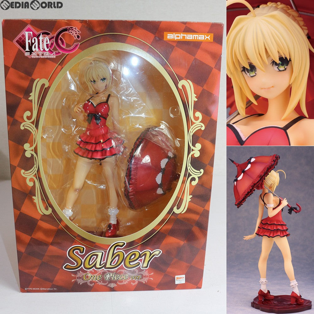 【中古即納】[FIG] セイバー ワンピースver. Fate/EXTRA CCC(フェイト/エクストラ CCC) 1/7 完成品 フィギュア(AX-0126) アルファマックス(20180929)