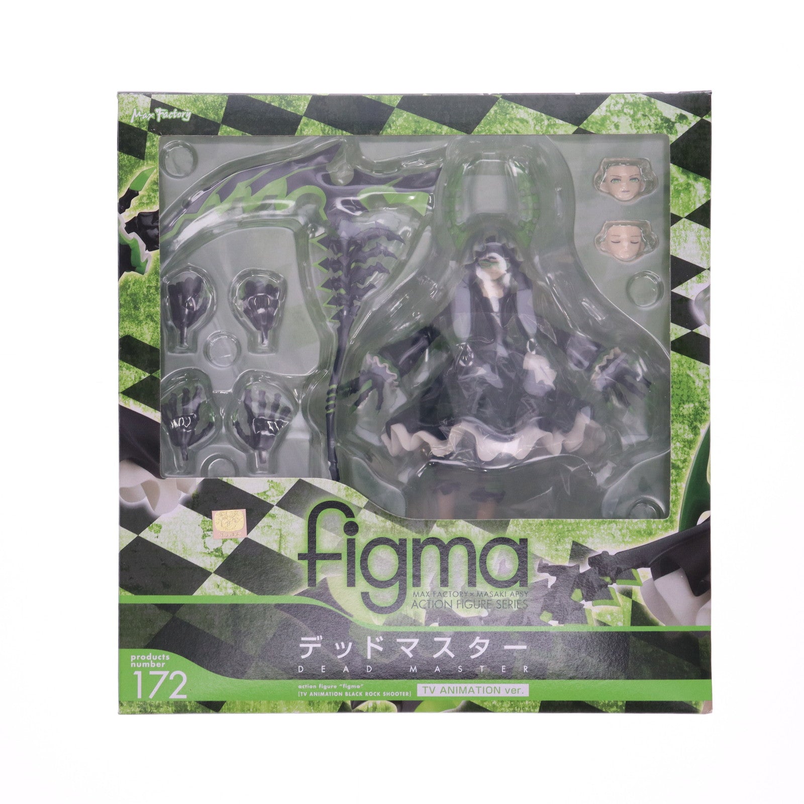 【中古即納】[FIG] figma(フィグマ) 172 デッドマスター TV ANIMATION ver. ブラック★ロックシューター 完成品 可動フィギュア マックスファクトリー(20130531)