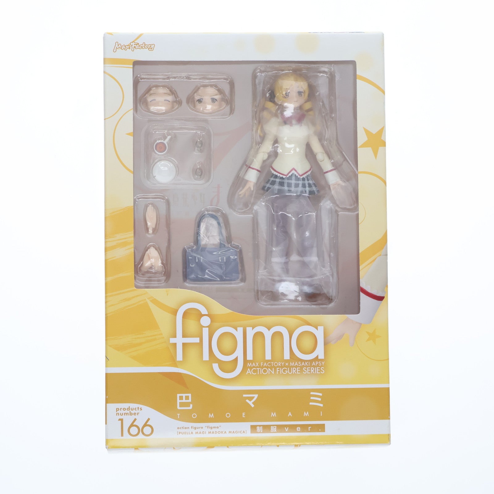 【中古即納】[FIG] 166 figma(フィグマ) 巴マミ 制服ver. 魔法少女まどか☆マギカ フィギュア マックスファクトリー(20130420)