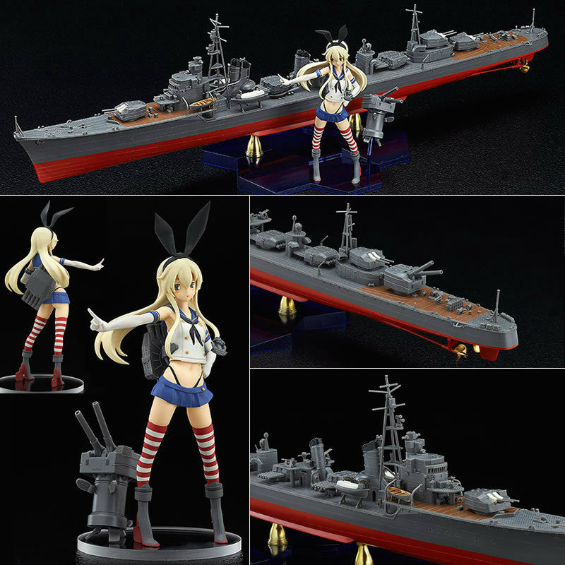 【中古即納】[PTM] PLAMAX KC-01 駆逐艦×艦娘 島風 艦隊これくしょん -艦これ- プラモデル マックスファクトリー(20151030)