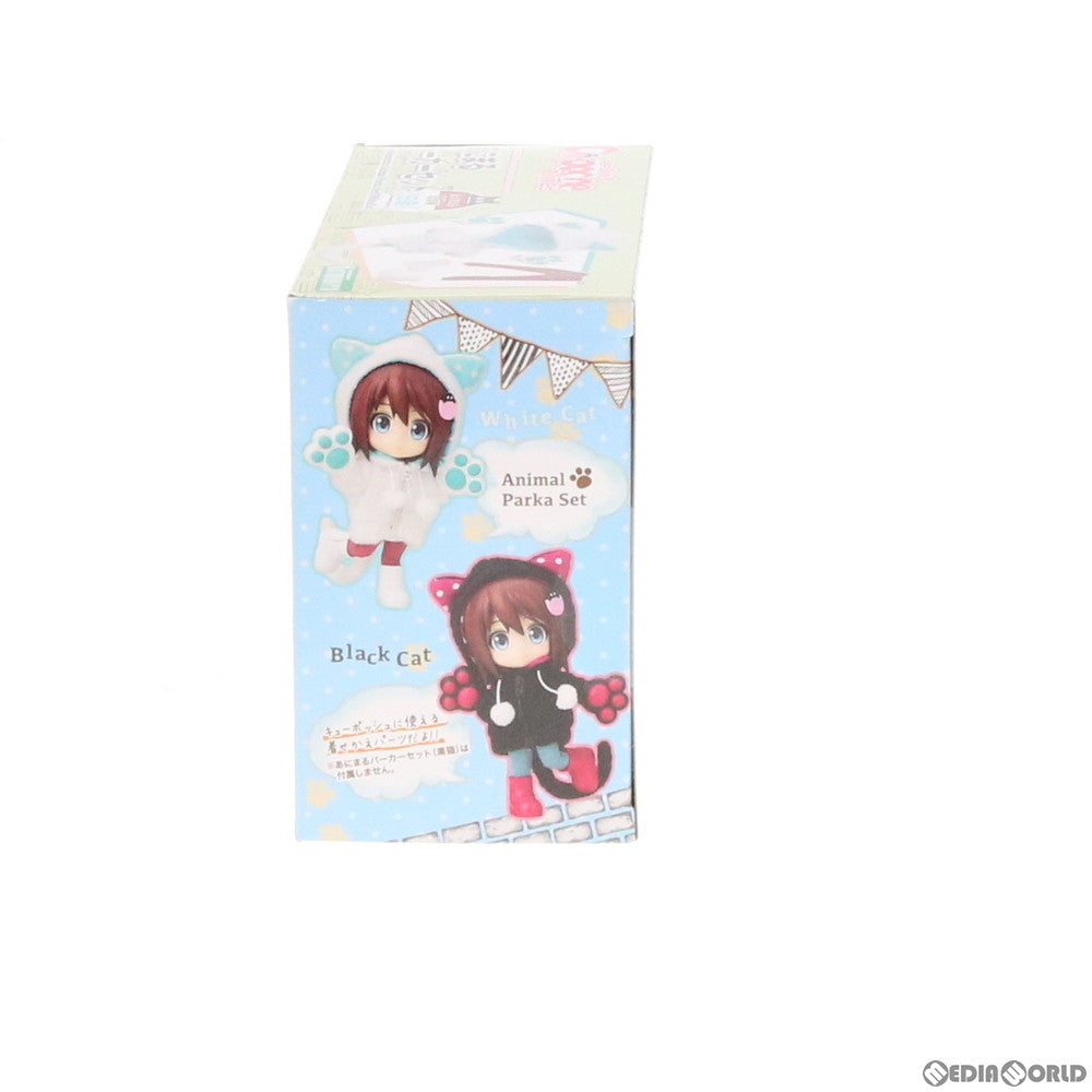 【中古即納】[FIG] キューポッシュえくすとら あにまるパーカーセット(白猫) フィギュア用アクセサリ(ADE13) コトブキヤ(20191221)