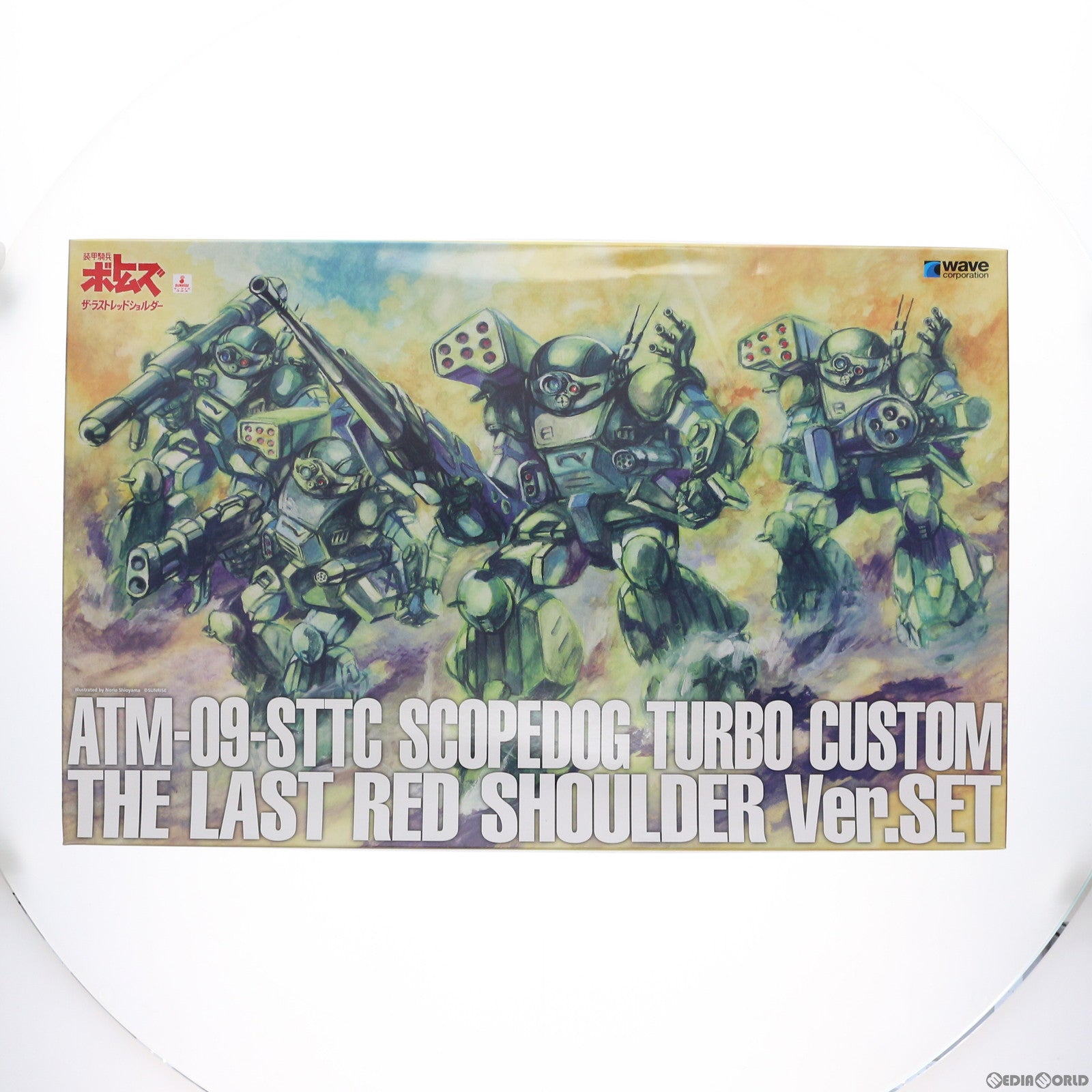 【中古即納】[PTM] 1/35 スコープドッグ・ターボカスタム ザ・ラストレッドショルダー4体セット プラモデル ウェーブ(WAVE)(20151225)