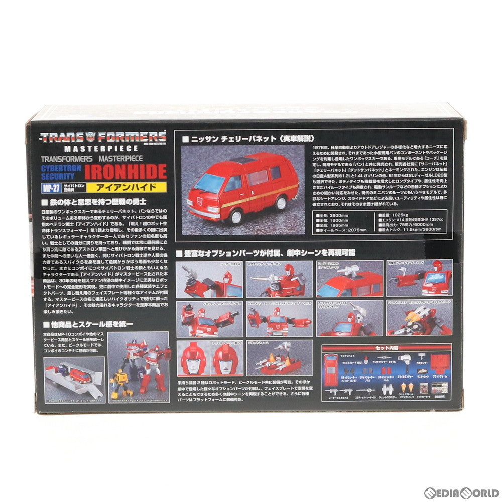 【中古即納】[TOY] トランスフォーマー マスターピース MP-27 アイアンハイド 戦え!超ロボット生命体トランスフォーマー 完成トイ タカラトミー(20160923)