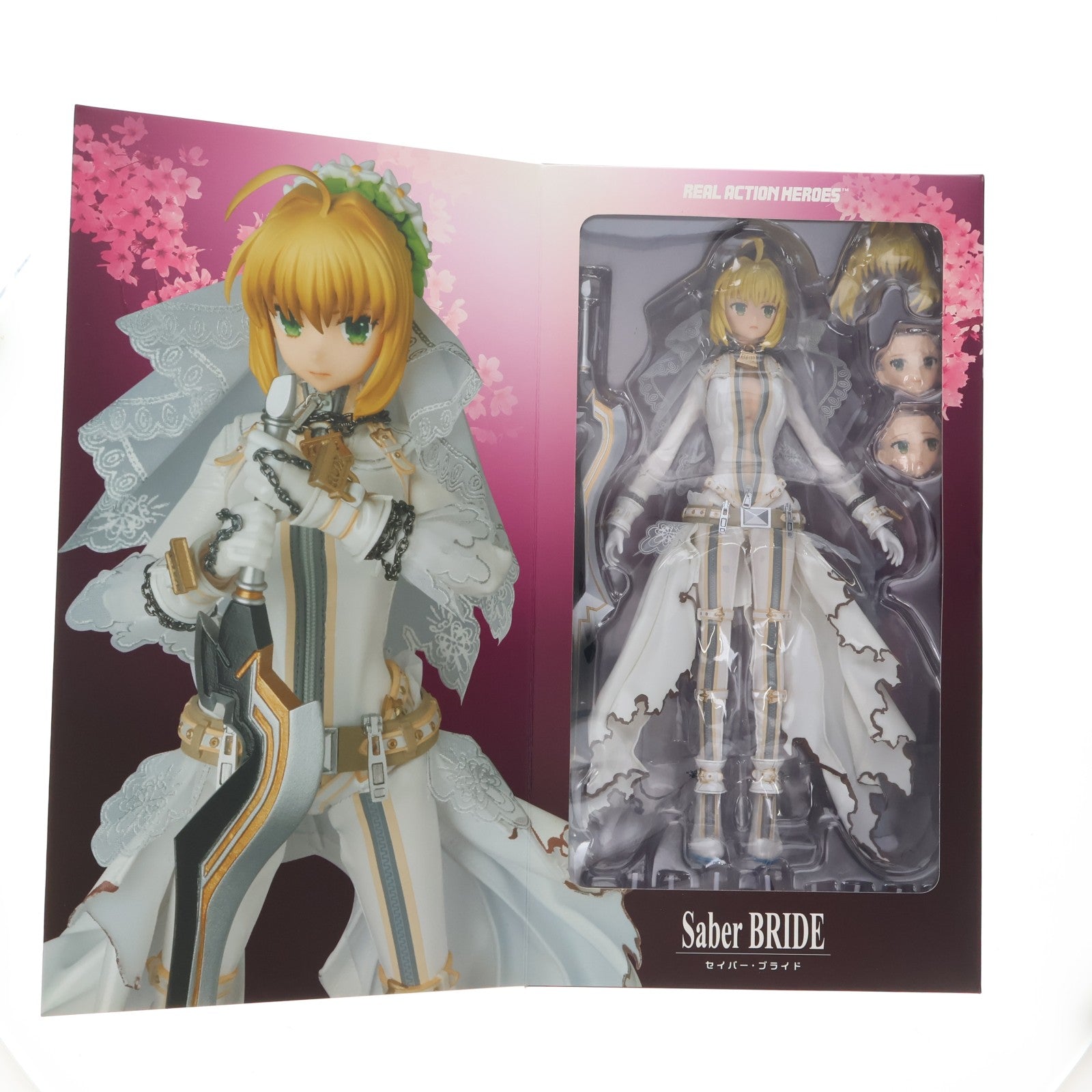 【中古即納】[FIG] リアルアクションヒーローズ No.740 RAH セイバー・ブライド Fate/EXTRA CCC(フェイト/エクストラ CCC) 完成品 可動フィギュア メディコム・トイ(20160724)