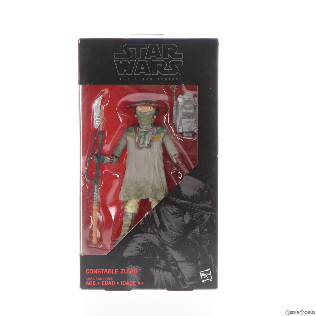 【中古即納】[FIG] スター・ウォーズ ブラックシリーズ 6インチフィギュア ズヴィオ STAR WARS エピソード7/フォースの覚醒 完成品 可動フィギュア タカラトミー(20151128)