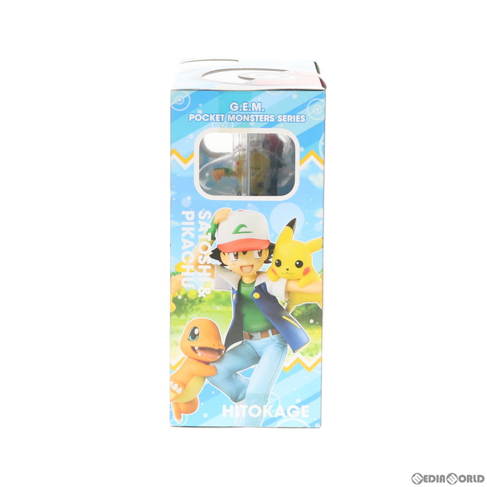 【中古即納】[FIG] G.E.M.シリーズ サトシ&ピカチュウ&ヒトカゲ ポケットモンスター 完成品 フィギュア メガハウス(20160601)