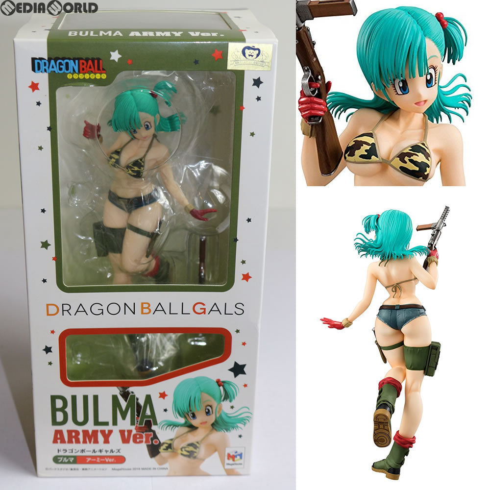 【中古即納】[FIG] ドラゴンボールギャルズ ブルマ アーミーVer. 完成品 フィギュア メガハウス(20160630)