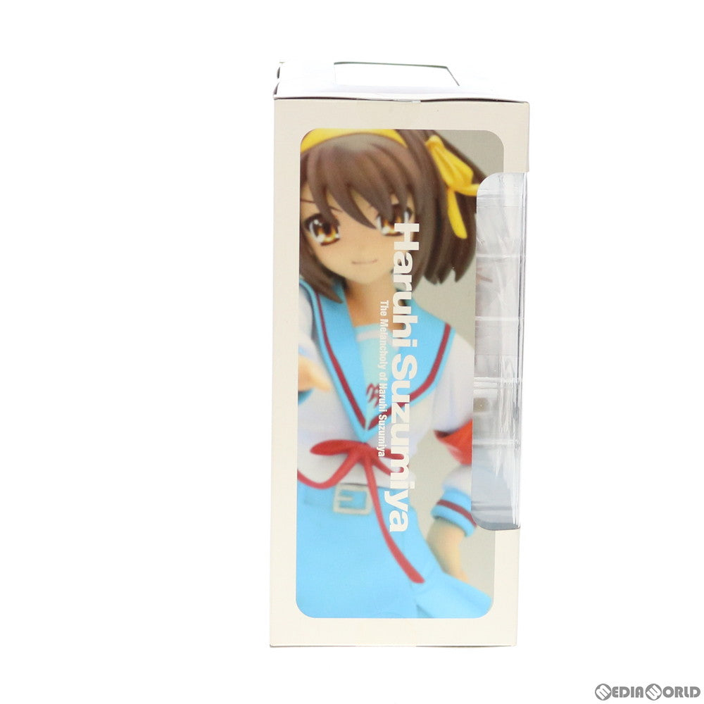 【中古即納】[FIG] トレジャーフィギュアコレクション 涼宮ハルヒ(すずみやはるひ) [制服Ver.] 涼宮ハルヒの憂鬱 1/10 完成品 フィギュア(NF-53) ウェーブ(WAVE)(20080531)