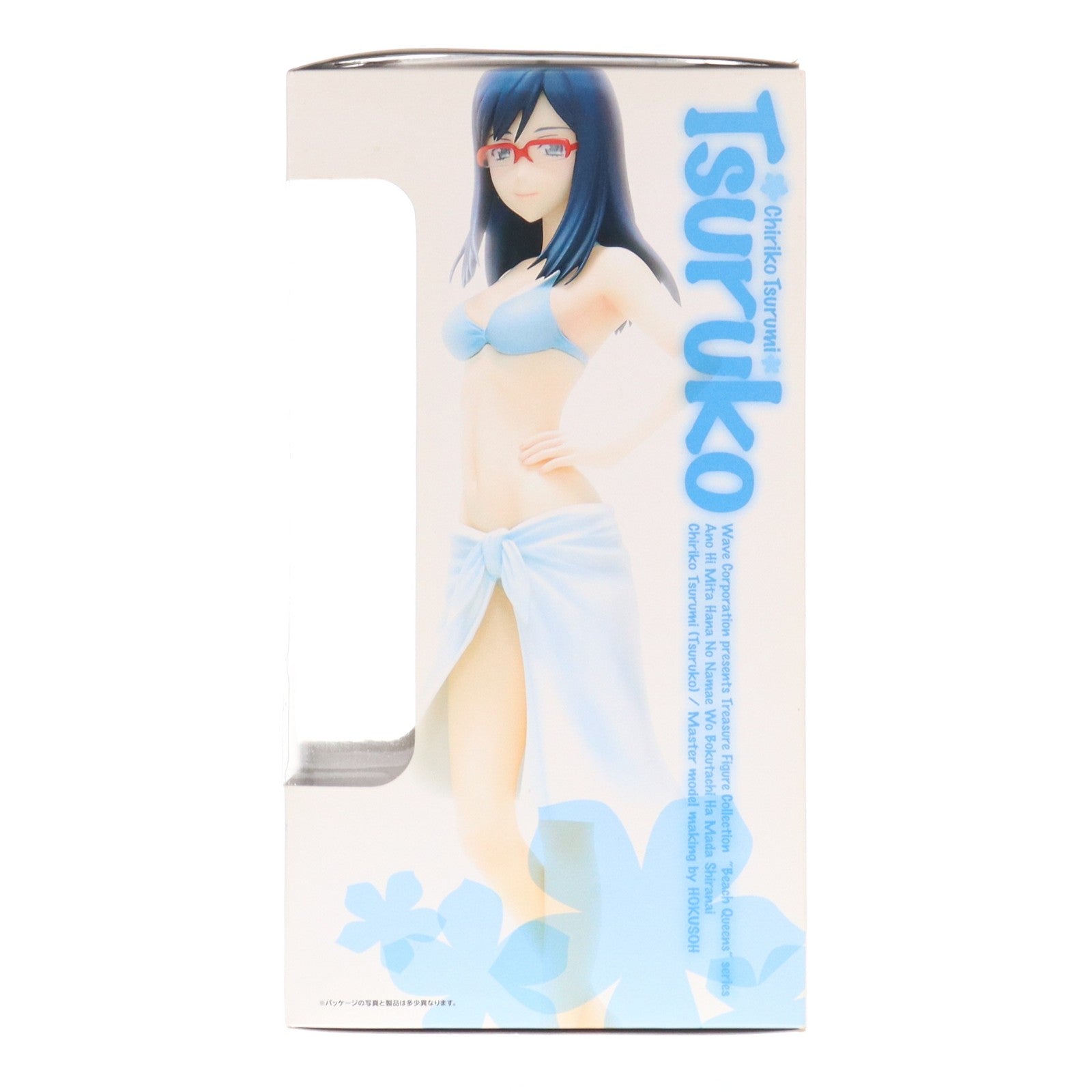 【中古即納】[FIG] BEACH QUEENS(ビーチクイーンズ) 鶴見知利子(つるこ/つるみちりこ) あの日見た花の名前を僕達はまだ知らない。 1/10 完成品 フィギュア(NF-180) ウェーブ(WAVE)(20120620)