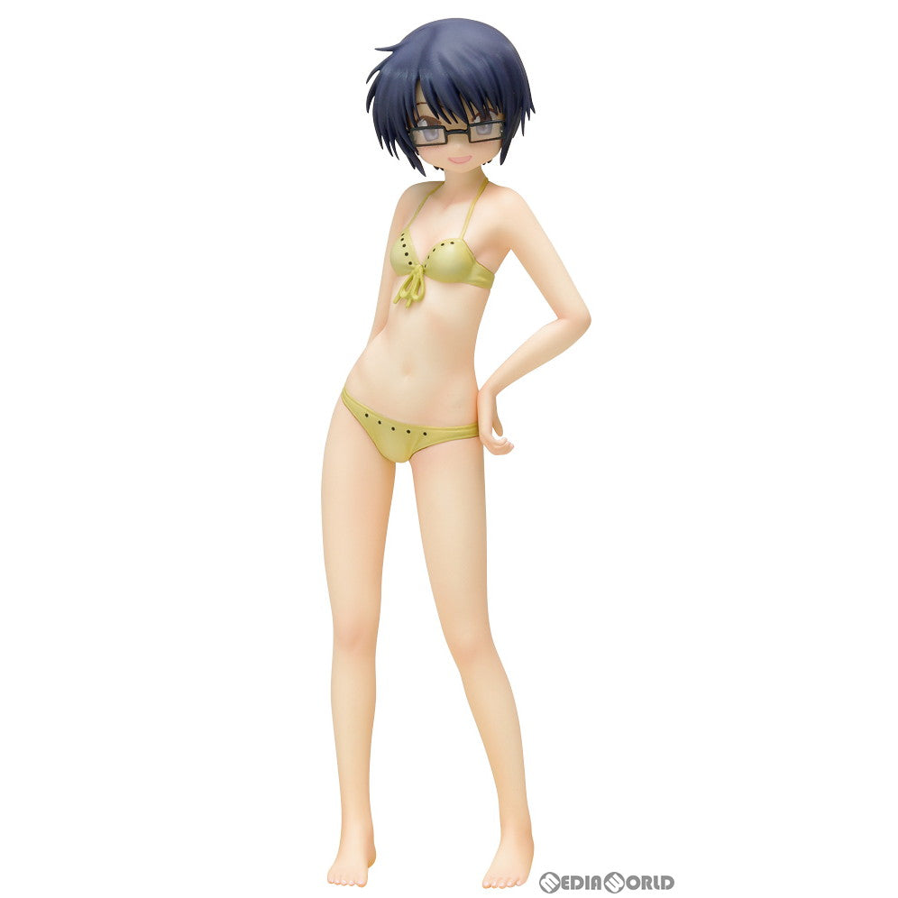 【中古即納】[FIG] BEACH QUEENS(ビーチクイーンズ) 沙英(さえ) ひだまりスケッチ×ハニカム 1/10 完成品 フィギュア(NF-244) ウェーブ(WAVE)(20131120)