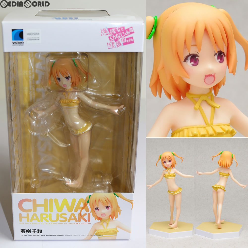 【中古即納】[FIG] BEACH QUEENS(ビーチクイーンズ) 春咲 千和(はるさきちわ) 俺の彼女と幼なじみが修羅場すぎる 1/10完成品フィギュア WAVE(ウェーブ)(20131129)