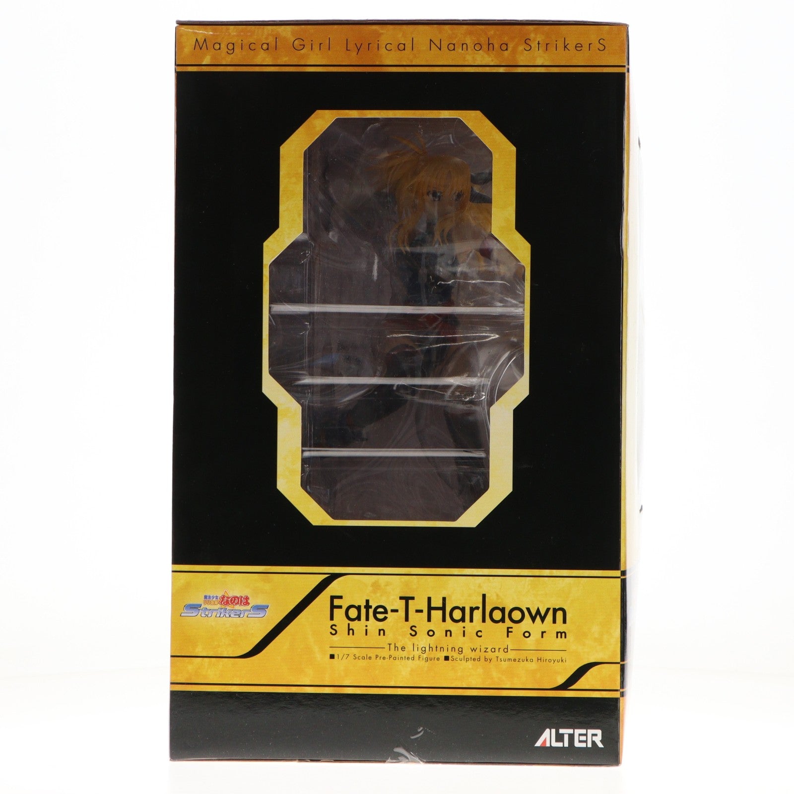 【中古即納】[FIG] フェイト・T・ハラオウン 真・ソニックフォーム 魔法少女リリカルなのはStrikerS(ストライカーズ) 1/7 完成品 フィギュア アルター(20110215)
