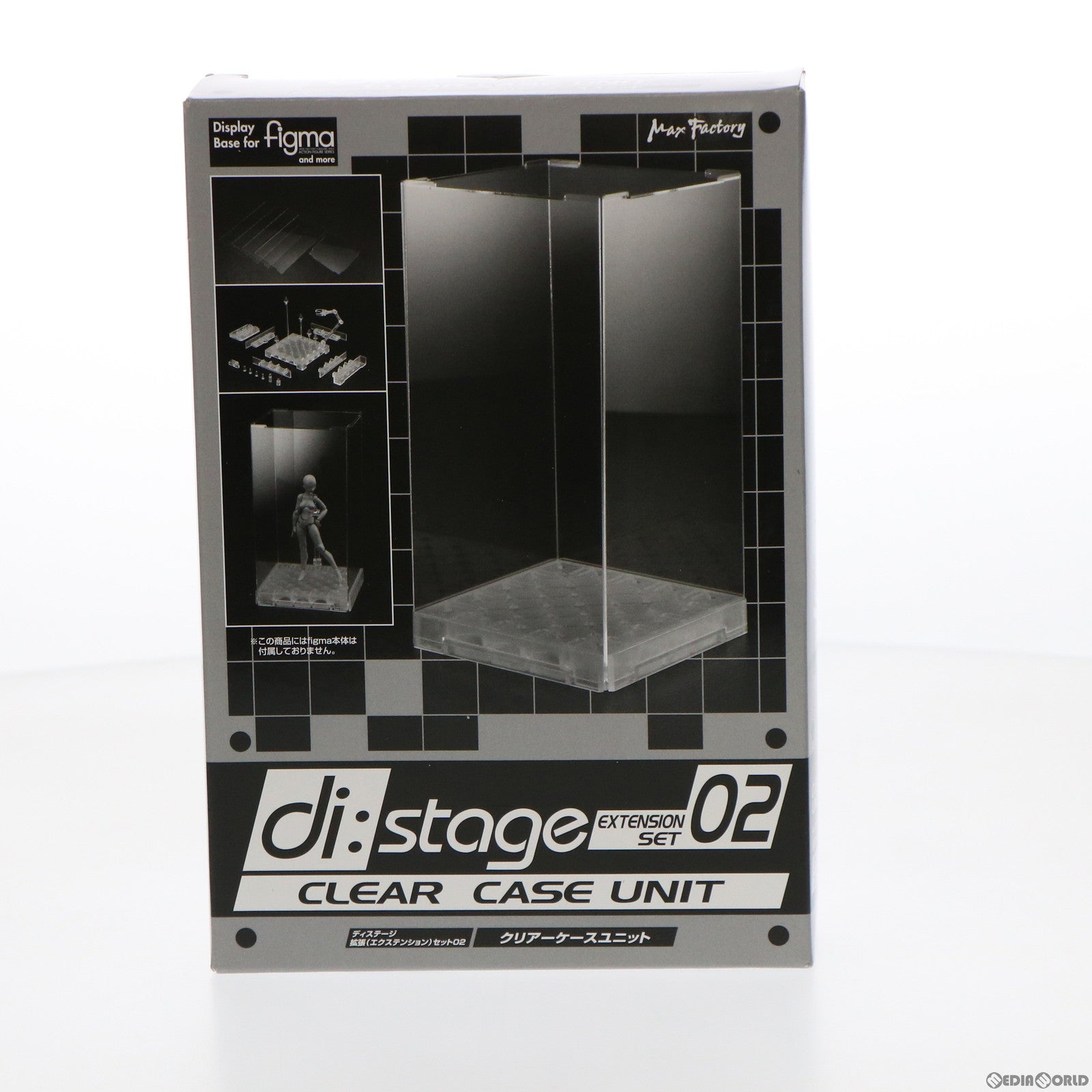 【中古即納】[FIG] di:stage(ディステージ) 拡張(エクステンション)セット02 クリアケースユニット PVC&ABS製汎用ディスプレイベースオプション フィギュア用アクセサリ マックスファクトリー(20091216)