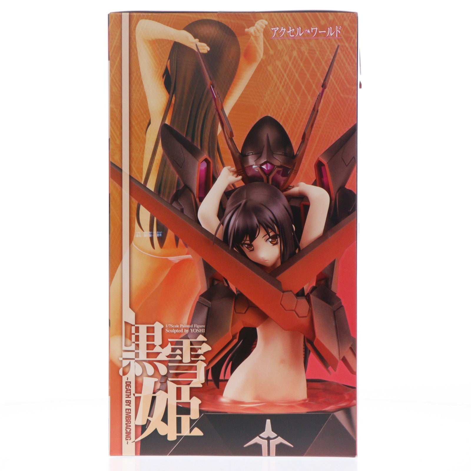【中古即納】[FIG] 黒雪姫(くろゆきひめ)～Death by Embracing～ アクセル・ワールド 1/7 完成品 フィギュア マックスファクトリー(20131110)
