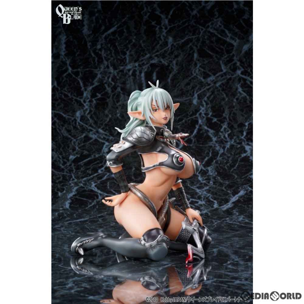 【中古即納】[FIG] 歴戦の傭兵 エキドナ BLACK Ver. クイーンズブレイド 1/4.5 完成品 フィギュア A+(エイプラス)(20120131)