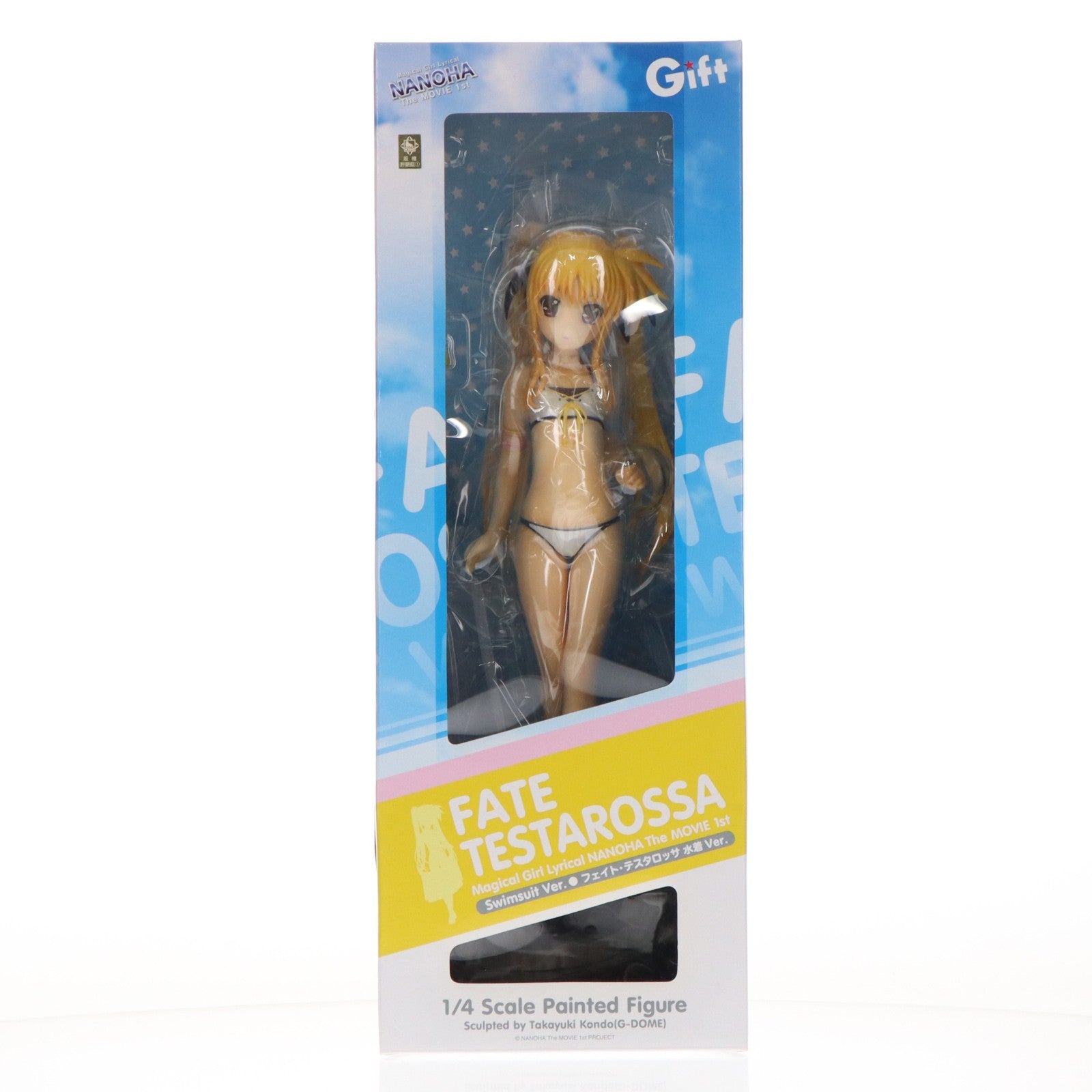 【中古即納】[FIG] フェイト・テスタロッサ 水着Ver. 魔法少女リリカルなのは The MOVIE 1st 1/4 完成品 フィギュア ギフト(Gift)(20130628)