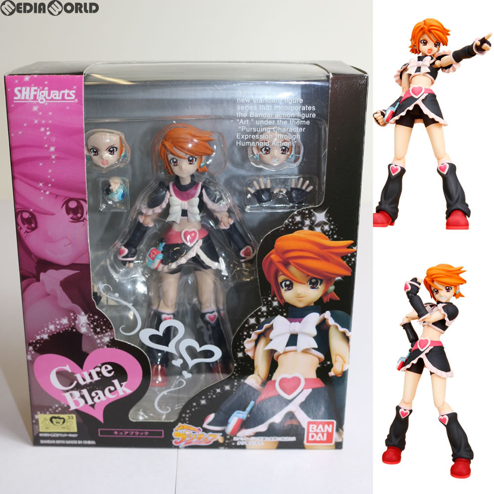 【中古即納】[FIG] S.H.Figuarts(フィギュアーツ) キュアブラック ふたりはプリキュア 完成品 可動フィギュア バンダイ(20101127)