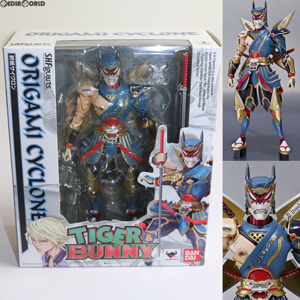 【中古即納】[FIG] S.H.Figuarts(フィギュアーツ) 折紙サイクロン TIGER & BUNNY(タイガー&バニー) 完成品 可動フィギュア バンダイ(20120526)