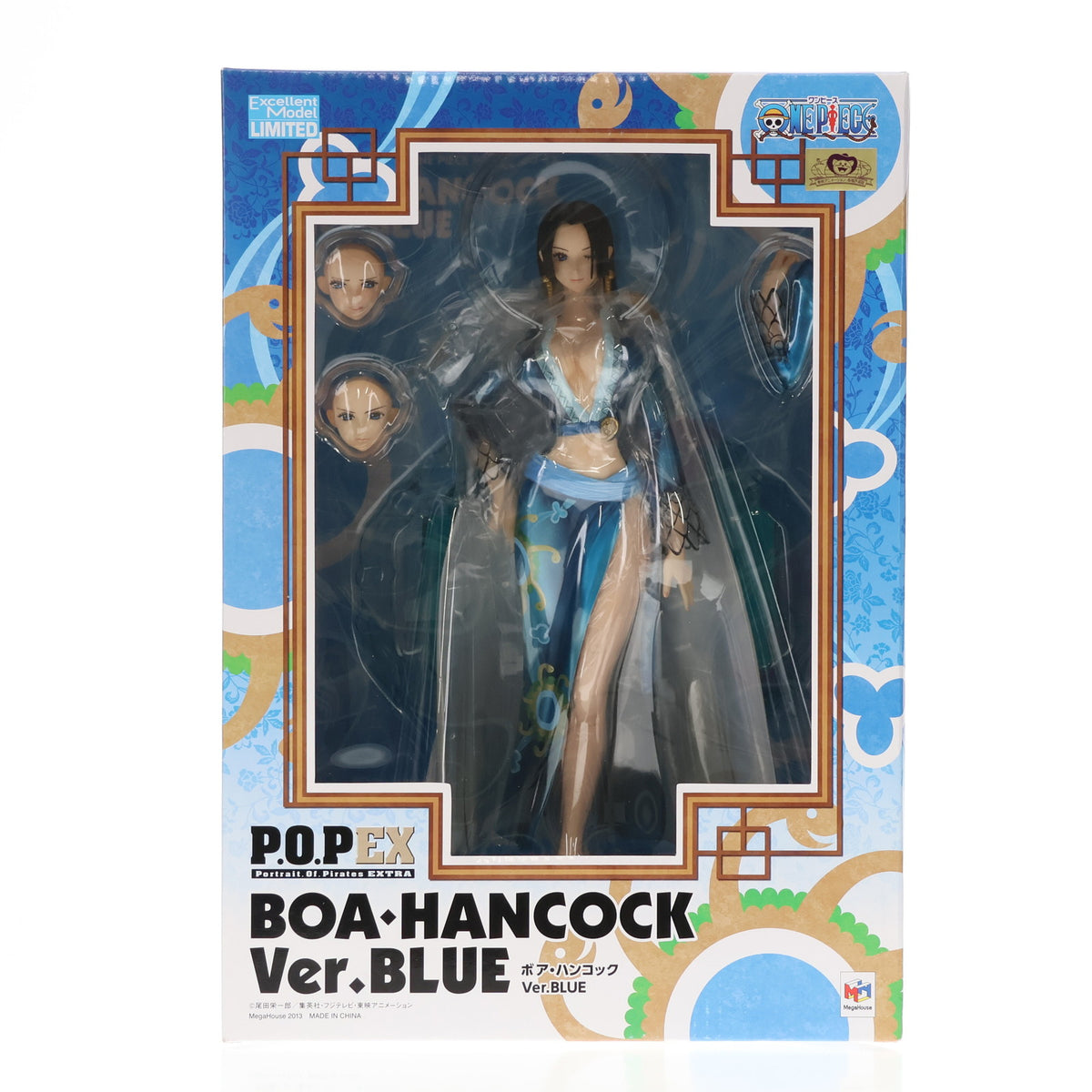 【中古即納】[FIG] 宮沢模型限定 Portrait.Of.Pirates P.O.P NEO-EX ボア・ハンコック Ver.BLUE ONE PIECE(ワンピース) 1/8 完成品 フィギュア メガハウス(20130330)