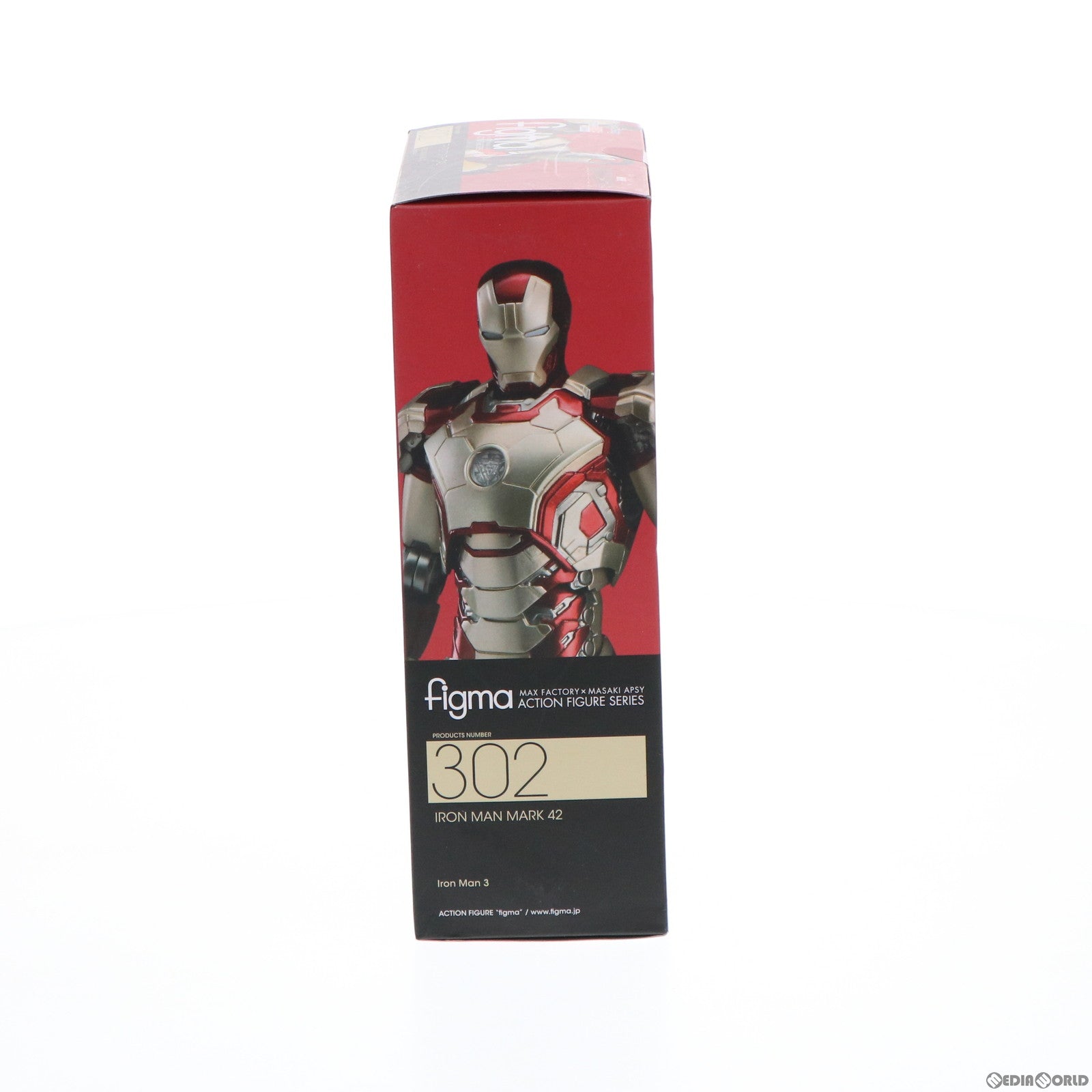 【中古即納】[FIG] figma(フィグマ) 302 アイアンマン・マーク42 アイアンマン3 完成品 可動フィギュア グッドスマイルカンパニー(20161223)