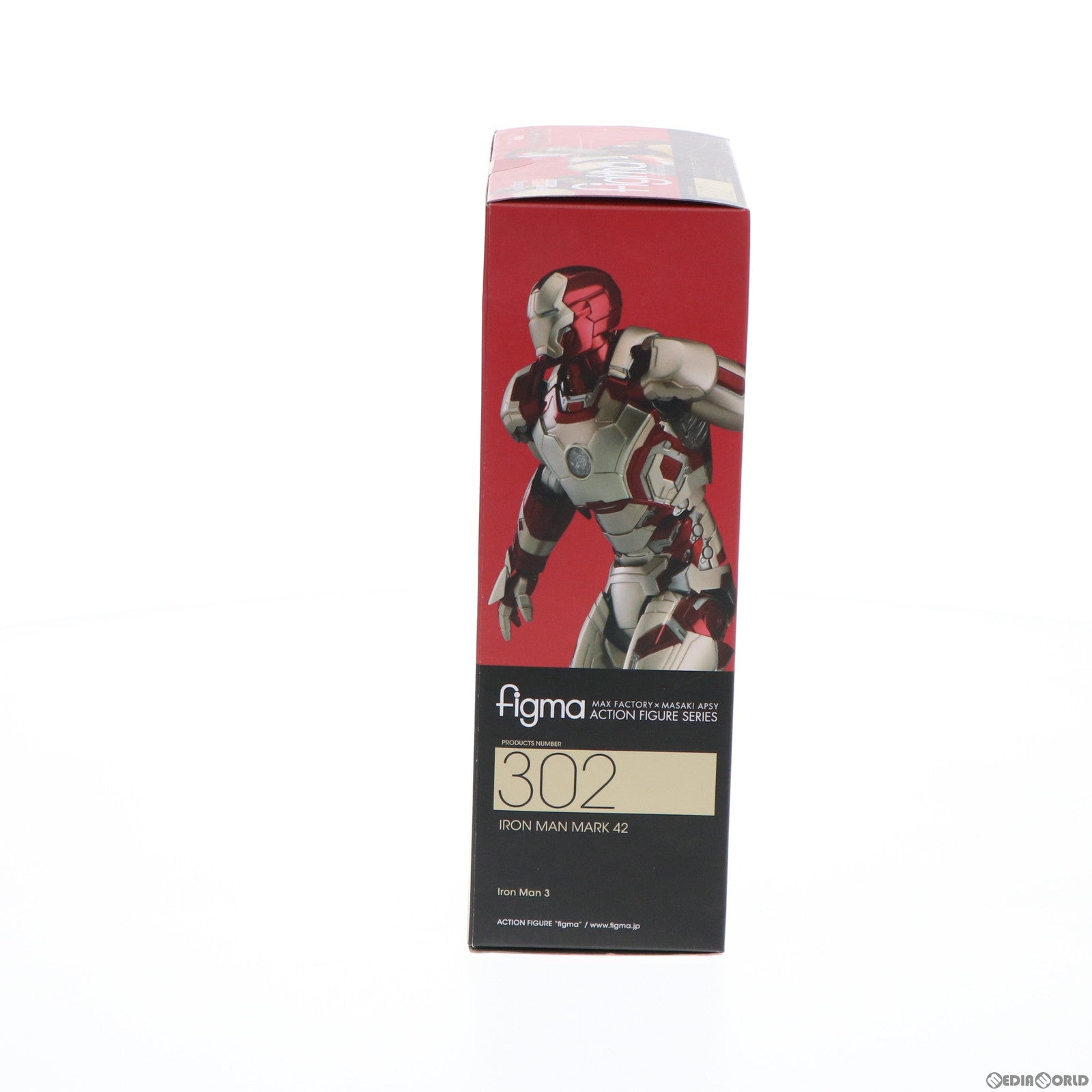 【中古即納】[FIG] figma(フィグマ) 302 アイアンマン・マーク42 アイアンマン3 完成品 可動フィギュア グッドスマイルカンパニー(20161223)