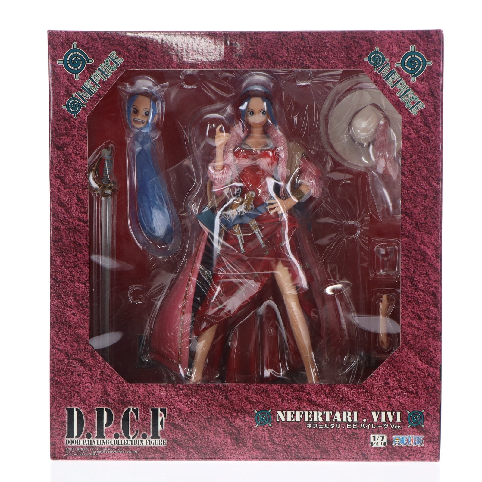 【中古即納】[FIG] D.P.C.F ネフェルタリ・ビビ パイレーツVer. ONE PIECE(ワンピース) 1/7完成品 フィギュア プレックス(20130801)