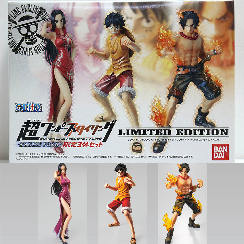 【中古即納】[FIG] (食玩)超ワンピーススタイリング MARINE FORD 限定3体セット 完成品 フィギュア バンダイ(20101231)