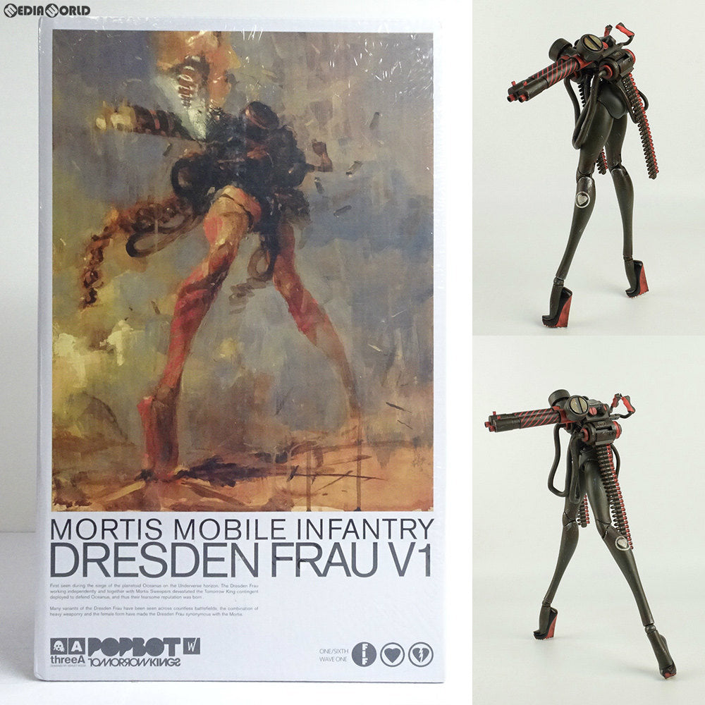 【中古即納】[FIG] Dresden Frau Licorice Assaulta(ドレスデンフラウ・リコリスアサルタ) THE WORLD OF POPBOT 1/6完成品 フィギュア threeA(スリーエー)(20170126)