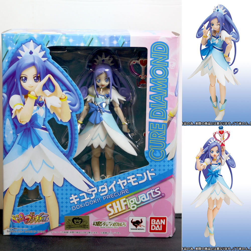 【中古即納】[FIG] 魂ウェブ商店限定 S.H.Figuarts(フィギュアーツ) キュアダイヤモンド ドキドキ!プリキュア 完成品 可動フィギュア バンダイ(20141031)