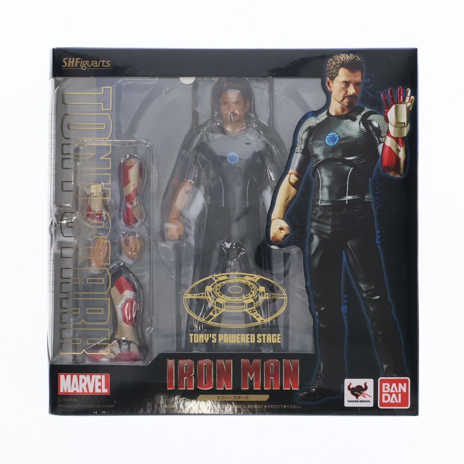 【新品即納】[FIG] 初回特典付 S.H.Figuarts(フィギュアーツ) トニー・スターク アイアンマン3 完成品 フィギュア バンダイ(20161027)