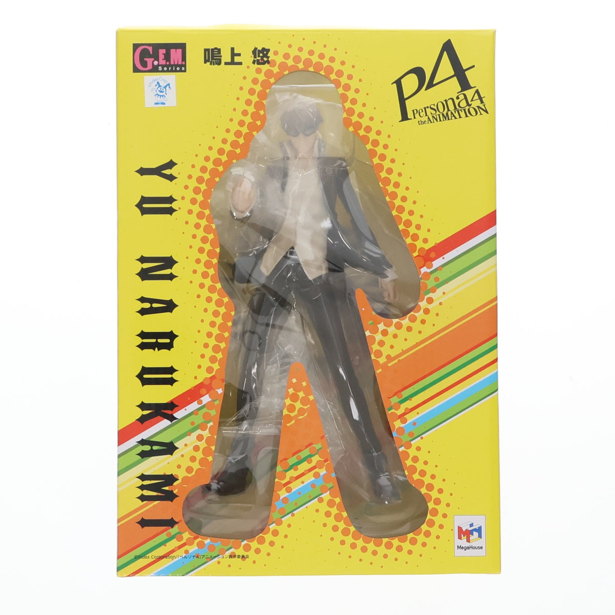 【中古即納】[FIG] G.E.M.シリーズ 鳴上悠(なるかみゆう) TVアニメ「ペルソナ4」 1/8 完成品 フィギュア メガハウス(20121121)