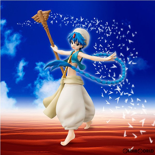 【中古即納】[FIG] 初回生産限定特典付属(ミニアラジンくん) G.E.M.シリーズ アラジン マギ 1/8 完成品 フィギュア メガハウス(20131219)