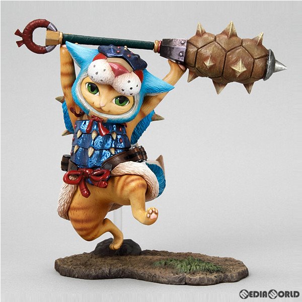 【中古即納】[FIG] ゲームキャラクターズコレクションDX オトモアイルー (アシラネコシリーズ) モンスターハンターポータブル3rd NONスケール完成品フィギュア メガハウス(20111129)