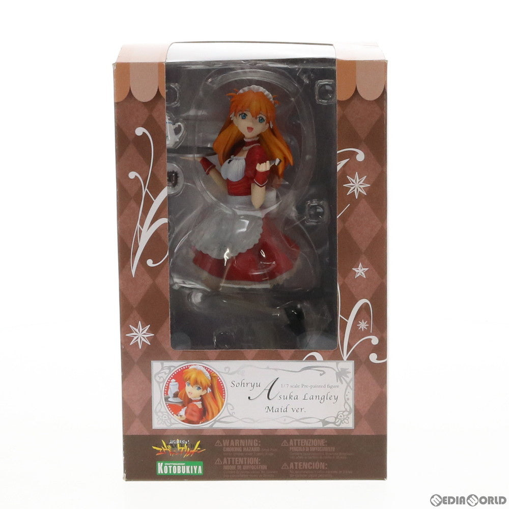 【中古即納】[FIG] 惣流・アスカ・ラングレー メイドVer.～ 新世紀エヴァンゲリオン 1/7 完成品 フィギュア(PP301) コトブキヤ(20090627)