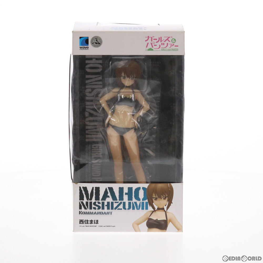 【中古即納】[FIG] (再販) BEACH QUEENS(ビーチクイーンズ) 西住まほ ガールズ&パンツァー 1/10 完成品 フィギュア(NF-415) ウェーブ(WAVE)(20161223)