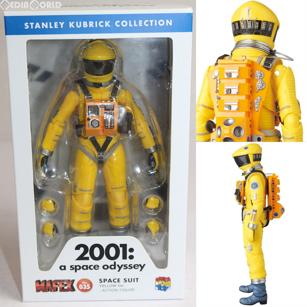 【中古即納】[FIG] マフェックス No.035 MAFEX SPACE SUIT YELLOW Ver.(スペーススーツ イエローVer.) 2001年宇宙の旅 完成品 フィギュア メディコム・トイ(20181124)
