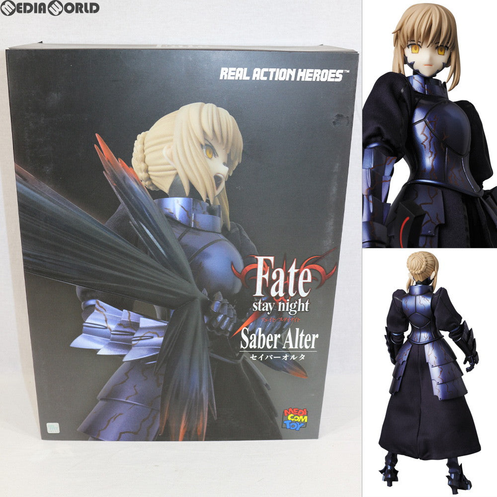 【中古即納】[FIG] リアルアクションヒーローズ No.637 RAH セイバーオルタ Fate/stay night(フェイト/ステイナイト) 完成品 可動フィギュア メディコム・トイ(20140524)