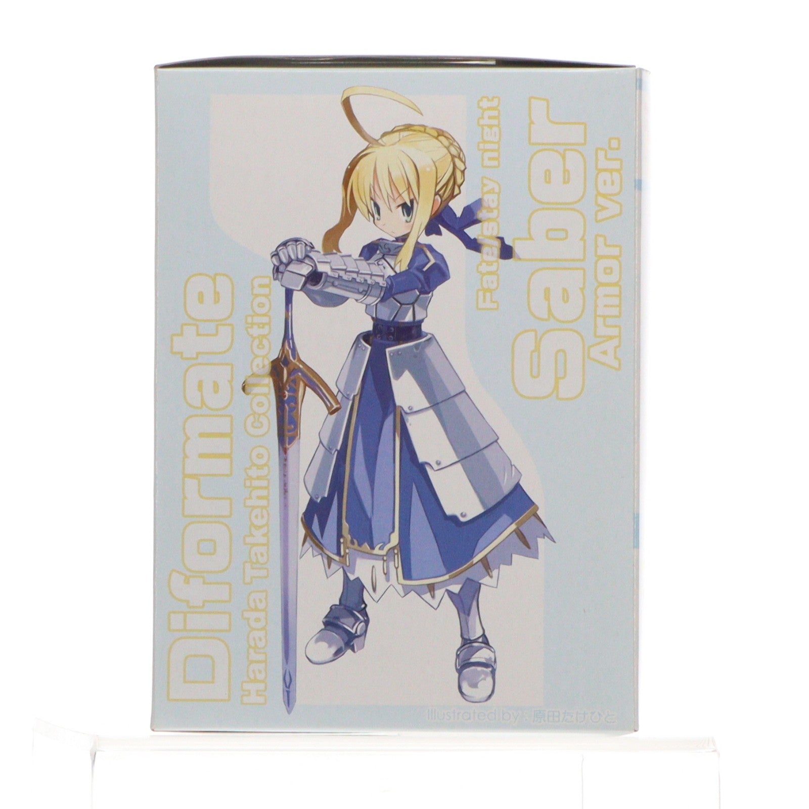【中古即納】[FIG] でぃふぉるメイトシリーズ 原田たけひとコレクション セイバー ～アーマーver.～ Fate/stay night(フェイト/ステイナイト) 完成品 フィギュア グリフォンエンタープライズ(20100226)