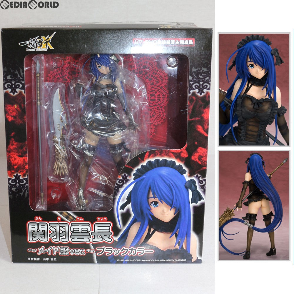 【中古即納】[FIG] 関羽雲長 ～メイド服ver.～ ブラックカラー 一騎当千 XTREME XECUTOR 1/7 完成品 フィギュア グリフォンエンタープライズ(20100622)