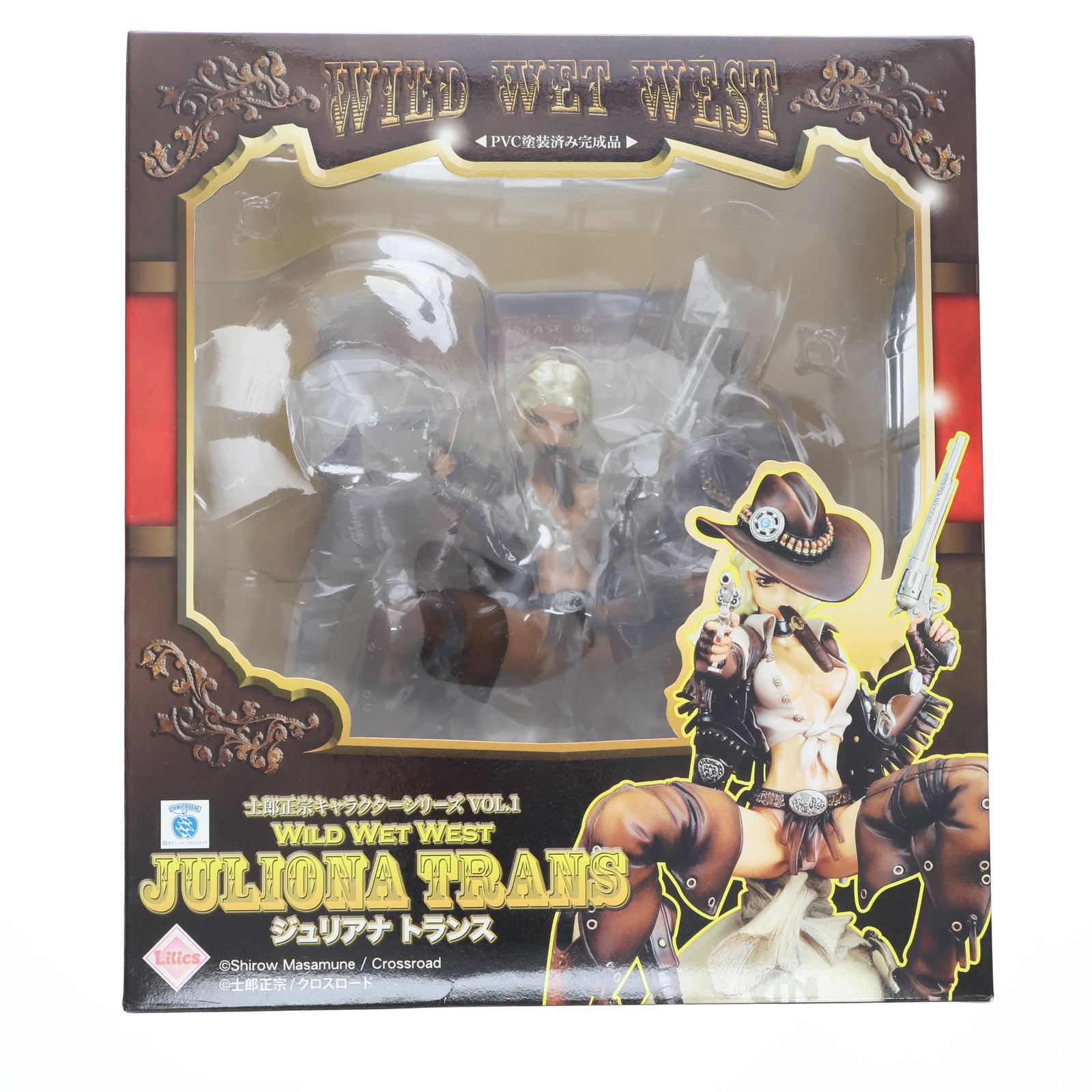 【中古即納】[FIG] 士郎正宗キャラクターシリーズ Vol.1 ジュリアナ トランス(JULIONA TRANS) Wild Wet West(ワイルドウェットウエスト) 1/6 フィギュア アートストーム(20090511)
