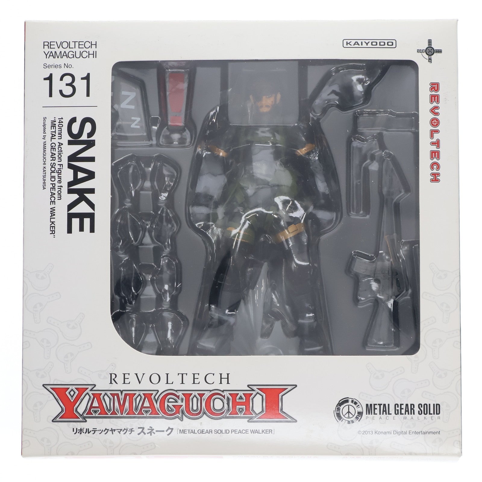 【中古即納】[FIG] リボルテックヤマグチ No.131 スネーク METAL GEAR SOLID PEACE WALKER(メタルギアソリッドピースウォーカー) 完成品 フィギュア 海洋堂(20130415)
