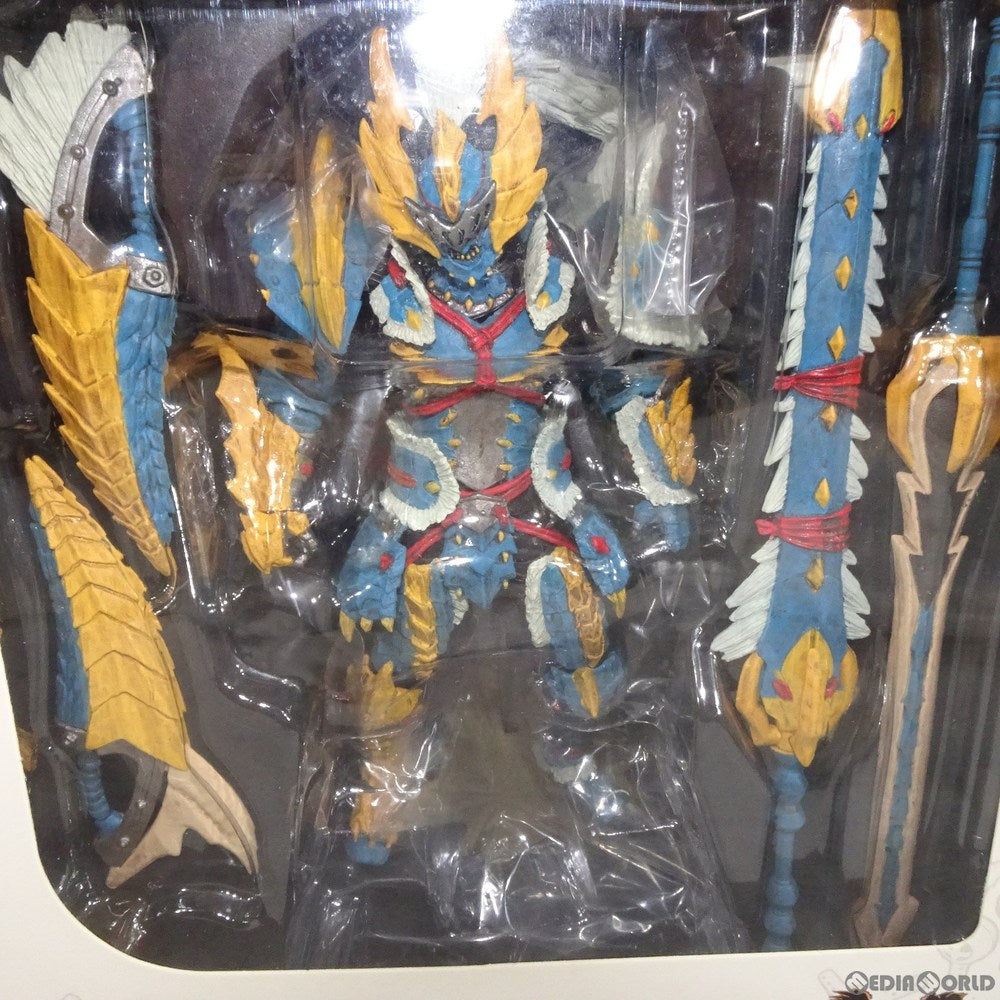 【中古即納】[FIG] リボルテックヤマグチ No.133 ハンター男剣士 ジンオウシリーズ モンスターハンター 完成品 可動フィギュア 海洋堂(20130616)