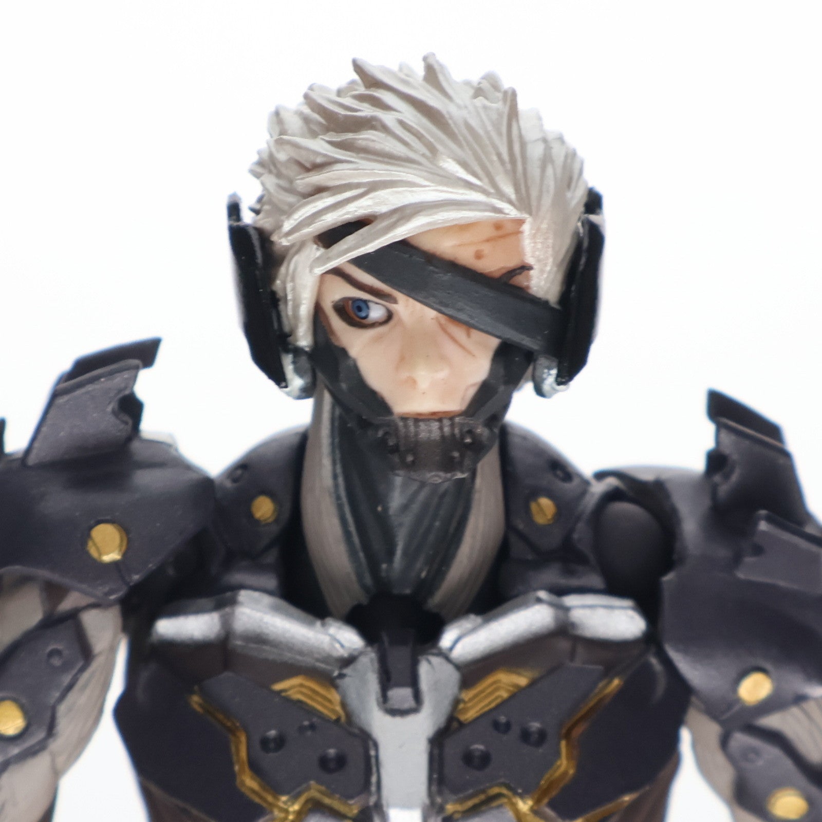 【中古即納】[FIG] (再販) リボルテックヤマグチ No.140 雷電 METAL GEAR RISING REVENGEANCE(メタルギアライジングリベンジェンス) フィギュア 海洋堂(20140731)