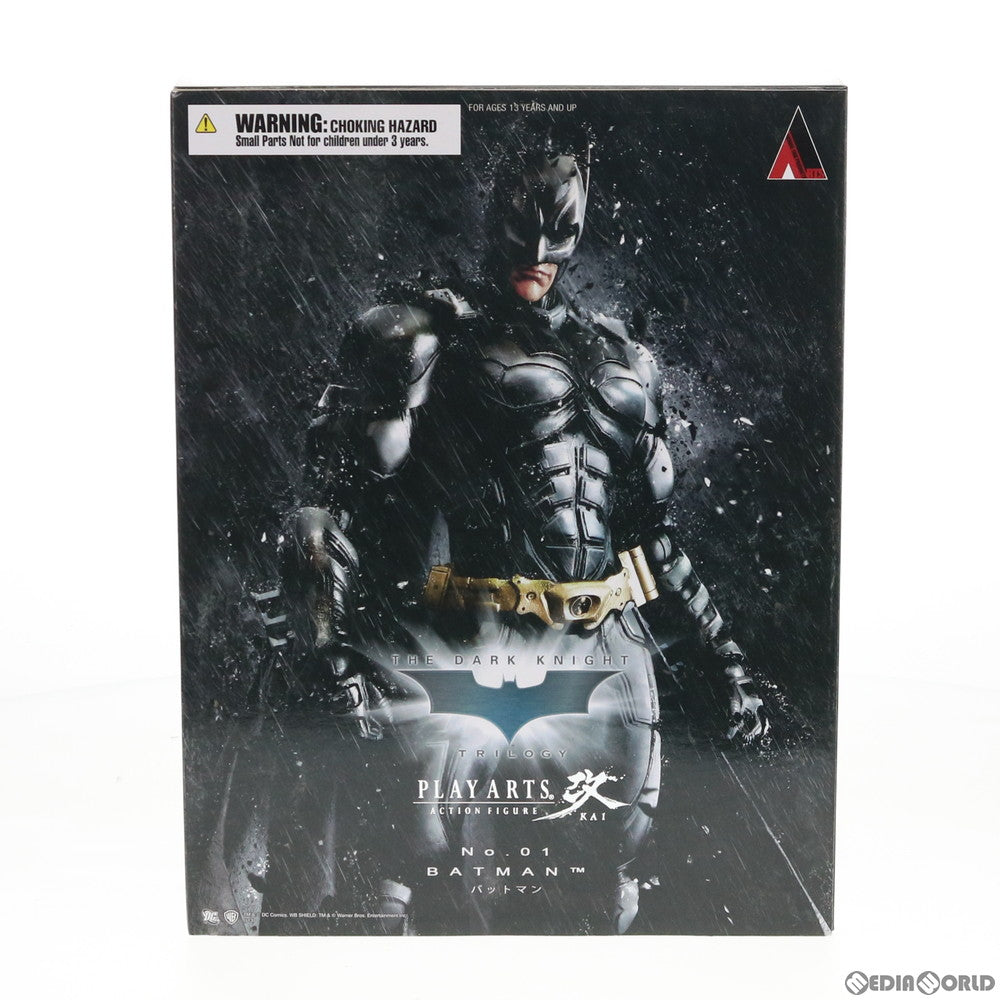 【中古即納】[FIG] PLAY ARTS改(プレイアーツ改) バットマン THE DARK KNIGHT TRILOGY(ザダークナイトトリロジー) バットマン ダークナイト ライジング 完成品 可動フィギュア スクウェア・エニックス(20130323)