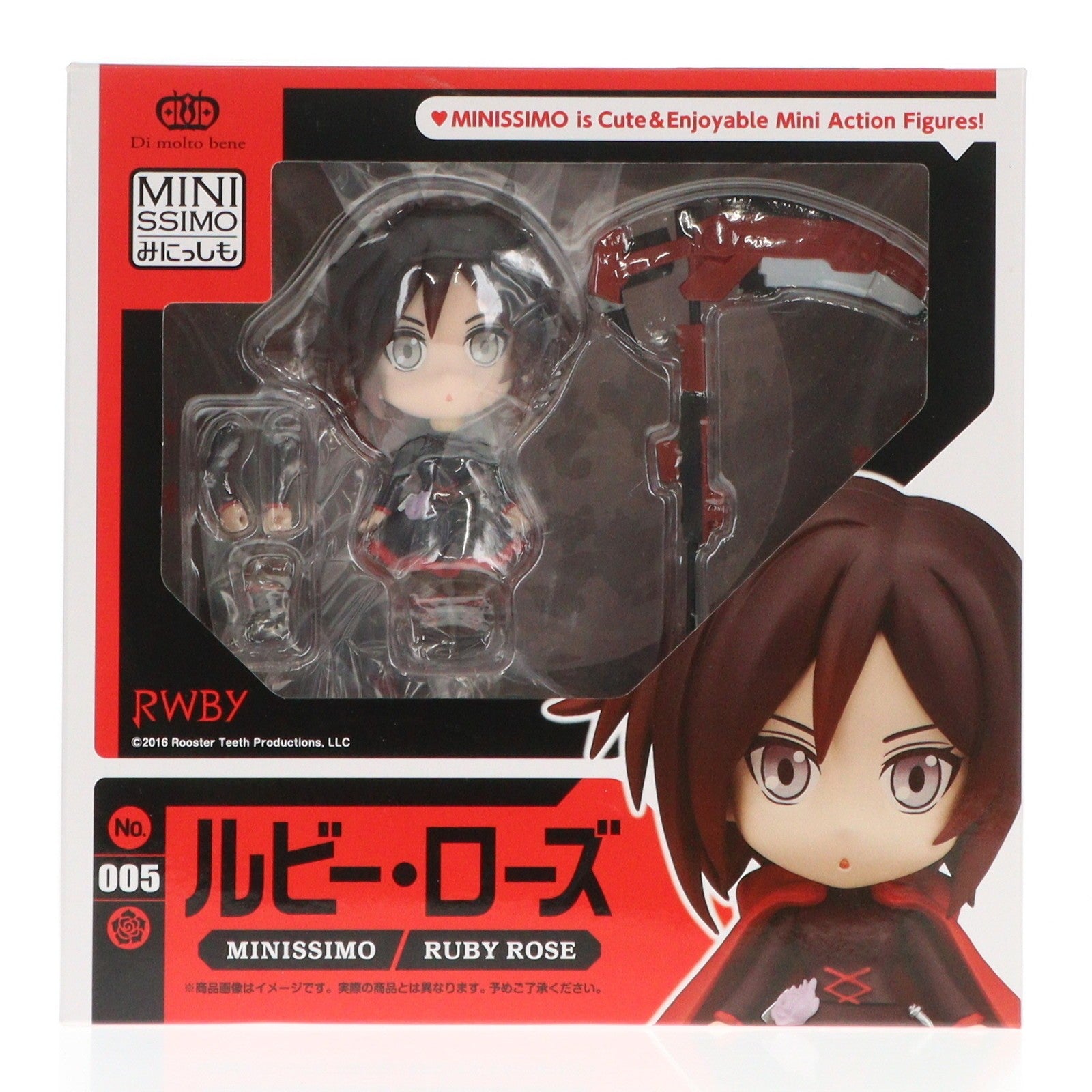 【中古即納】[FIG] みにっしも ルビー・ローズ RWBY(ルビー) 完成品 フィギュア ディ・モールト ベネ(20170531)
