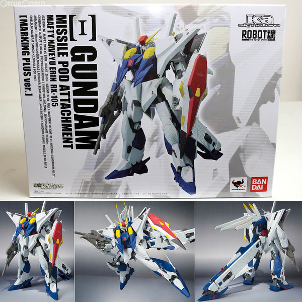 【中古即納】[FIG]魂ウェブ商店限定 ROBOT魂(SIDE MS) Ξガンダム(クスィーガンダム) ミサイルポッド装備(マーキングプラスVer.)  機動戦士ガンダム 閃光のハサウェイ フィギュア バンダイ